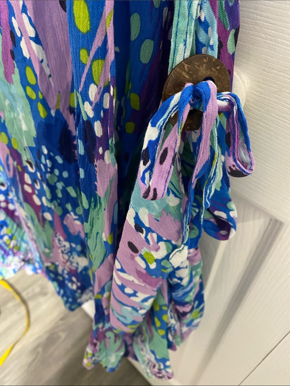 Water Lily NWT casual princess blue lightweight gauze summer beach dress size 1X - Picture 9 of 16